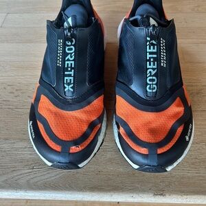 Gore-Tex Orange and Black Sneakers